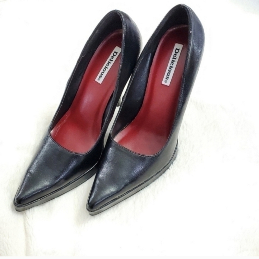 MARY JANE style Black Stilletos Leather - Picture 3 of 5